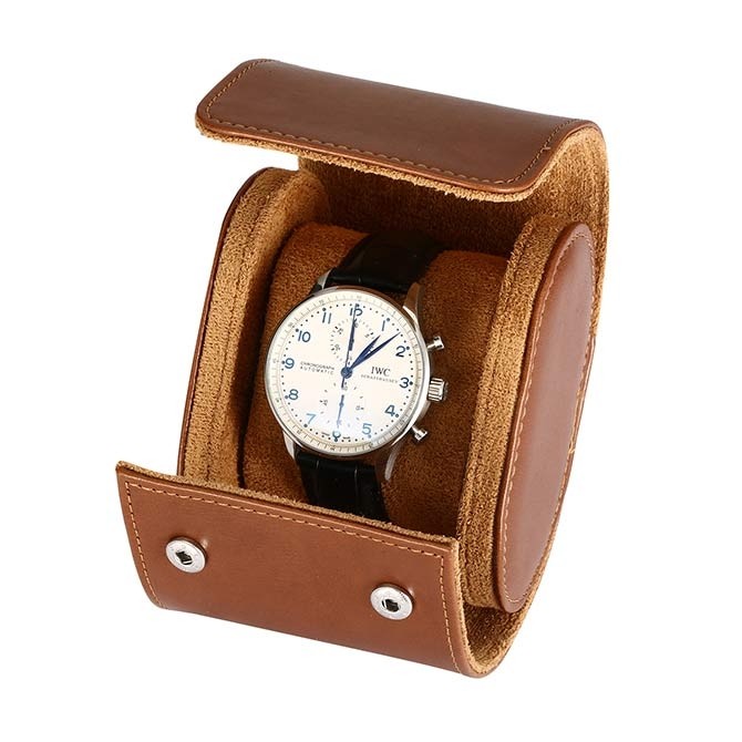 Jqueen Etui Montre Coffret Montre Cuir Brun