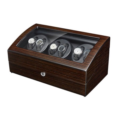 Boîte Remontoir Pour Montres Automatiques – 4 Coussins, 6 Compartiments – Rotations Réglables, Protection Anti-poussière - 9